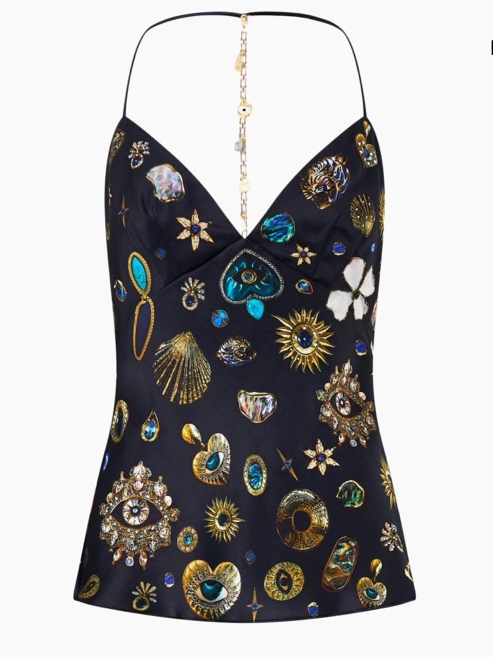 Camilla Amulets and Alchemy Silk Top
